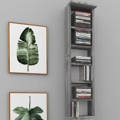 Vicco Étagère CD Béton 21x183.6cm Grandes dimensions