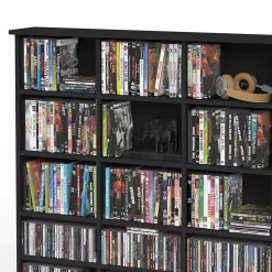 Vicco Étagère CD Noir 105.4x136cm