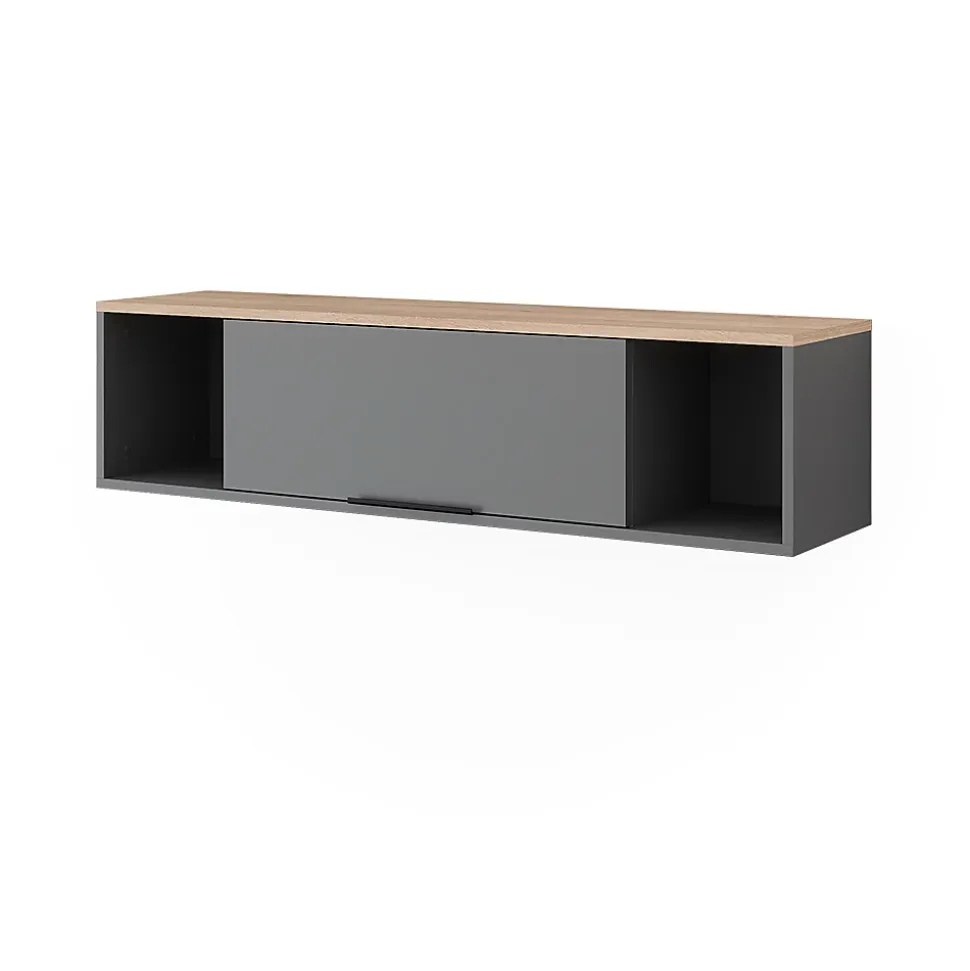 Vicco Étagère murale Anthracite/Sonoma 120x30cm