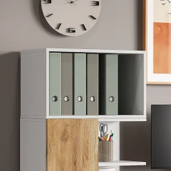 Vicco Étagère murale Blanc 60x36cm