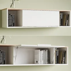Vicco Étagère murale Blanc/Sonoma 120x30cm