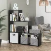 Vicco Étagère Noir 116.8x123.2cm