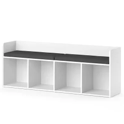 Vicco Étagère pour enfants Blanc 142.4x53.4cm sans boîtes pliantes