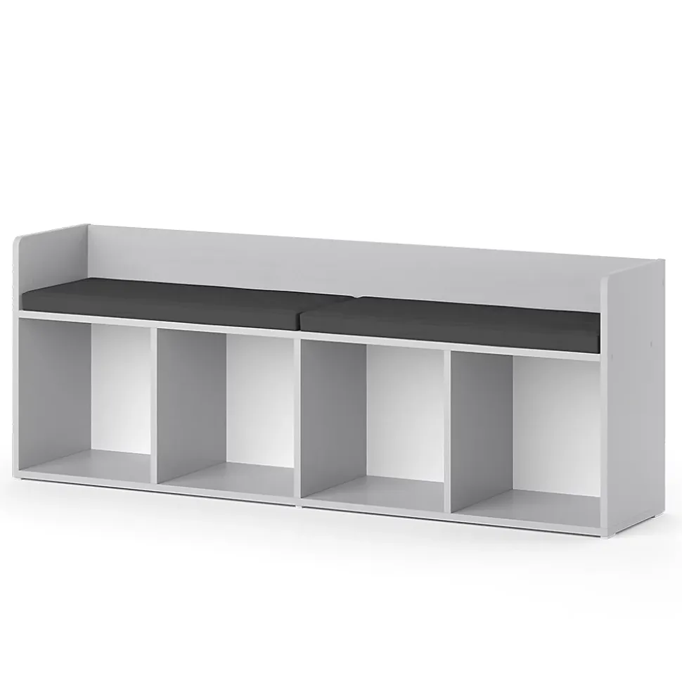 Vicco Étagère pour enfants Gris clair 142.4x53.4cm 4 compartiments