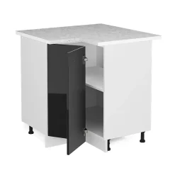 Vicco Universal Armoire dangle Noir Haute brillance 75.6cm avec porte, avec PT