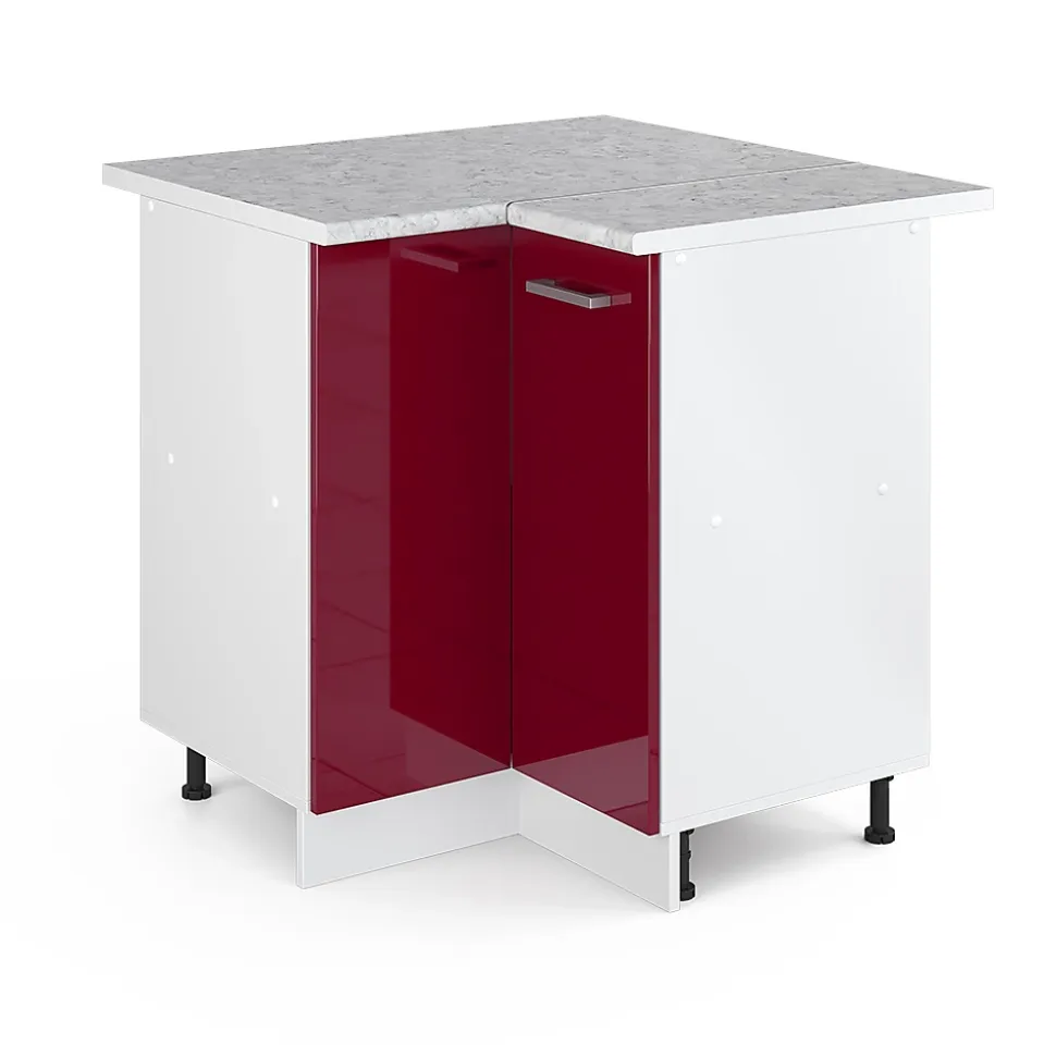 Vicco Universal Armoire dangle Rouge bordeaux Haute brillance 75.6cm avec porte, avec PT
