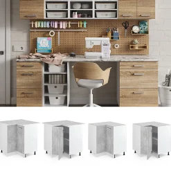 Vicco Universal Armoire dangle Béton 75.6cm avec porte, sans PT