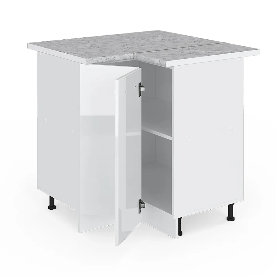 Vicco Universal Armoire dangle Blanc Haute brillance 75.6cm avec porte, avec PT
