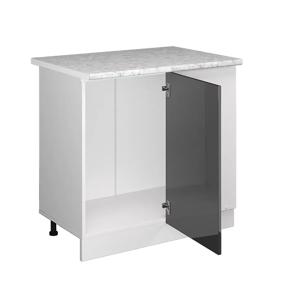 Vicco Universal Armoire dangle Anthracite Haute brillance 86cm avec porte, avec PT