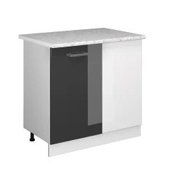 Vicco Universal Armoire dangle Anthracite Haute brillance 86cm avec porte, avec PT