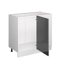 Vicco Universal Armoire dangle Anthracite Haute brillance 86cm avec porte, sans PT