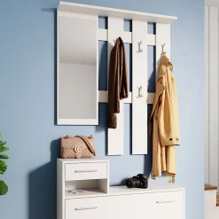 Vicco Vestiaire Blanc 25x191cm