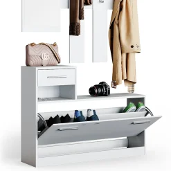 Vicco Vestiaire Blanc 25x191cm