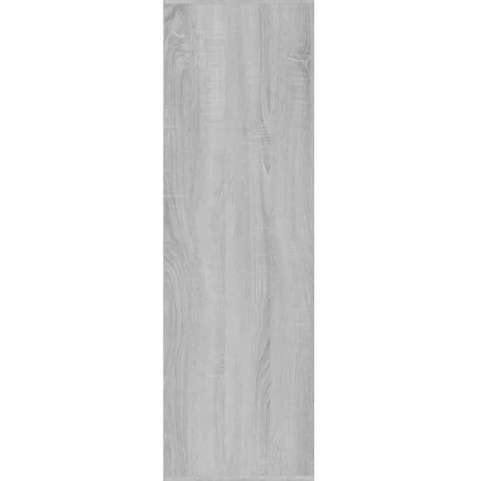 VidaXL Armoire à livres Sonoma gris 98x30x98 cm 815451