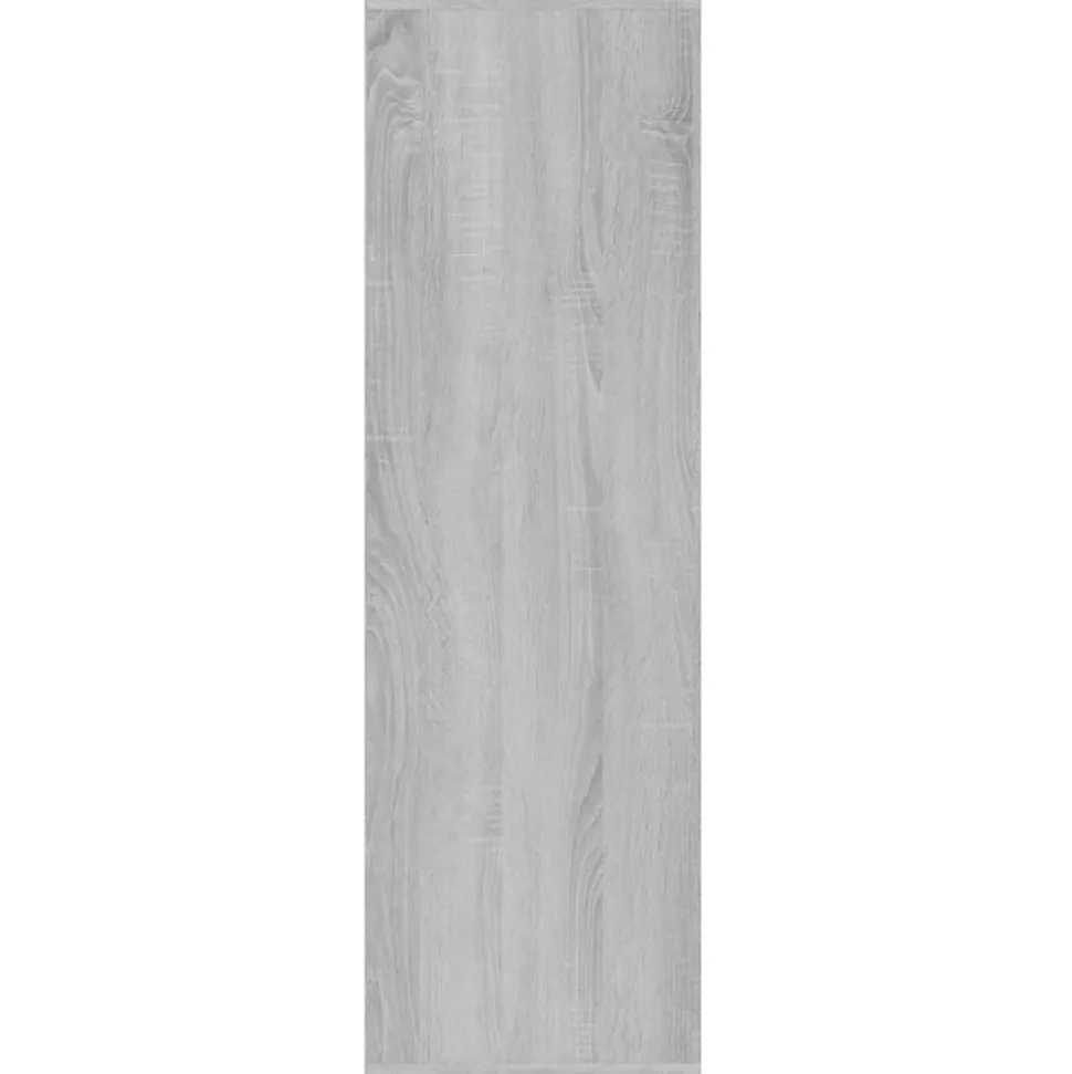 VidaXL Armoire à livres Sonoma gris 98x30x98 cm 815451