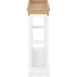 vidaXL Armoire à vin Blanc 70 x 22,5 x 70,5 cm MDF