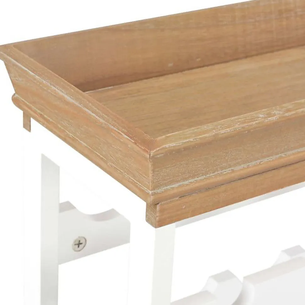 vidaXL Armoire à vin Blanc 70 x 22,5 x 70,5 cm MDF