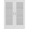 VidaXL Armoire à vitrine Blanc 82,5x30,5x115 cm Bois d'ingénierie 802750
