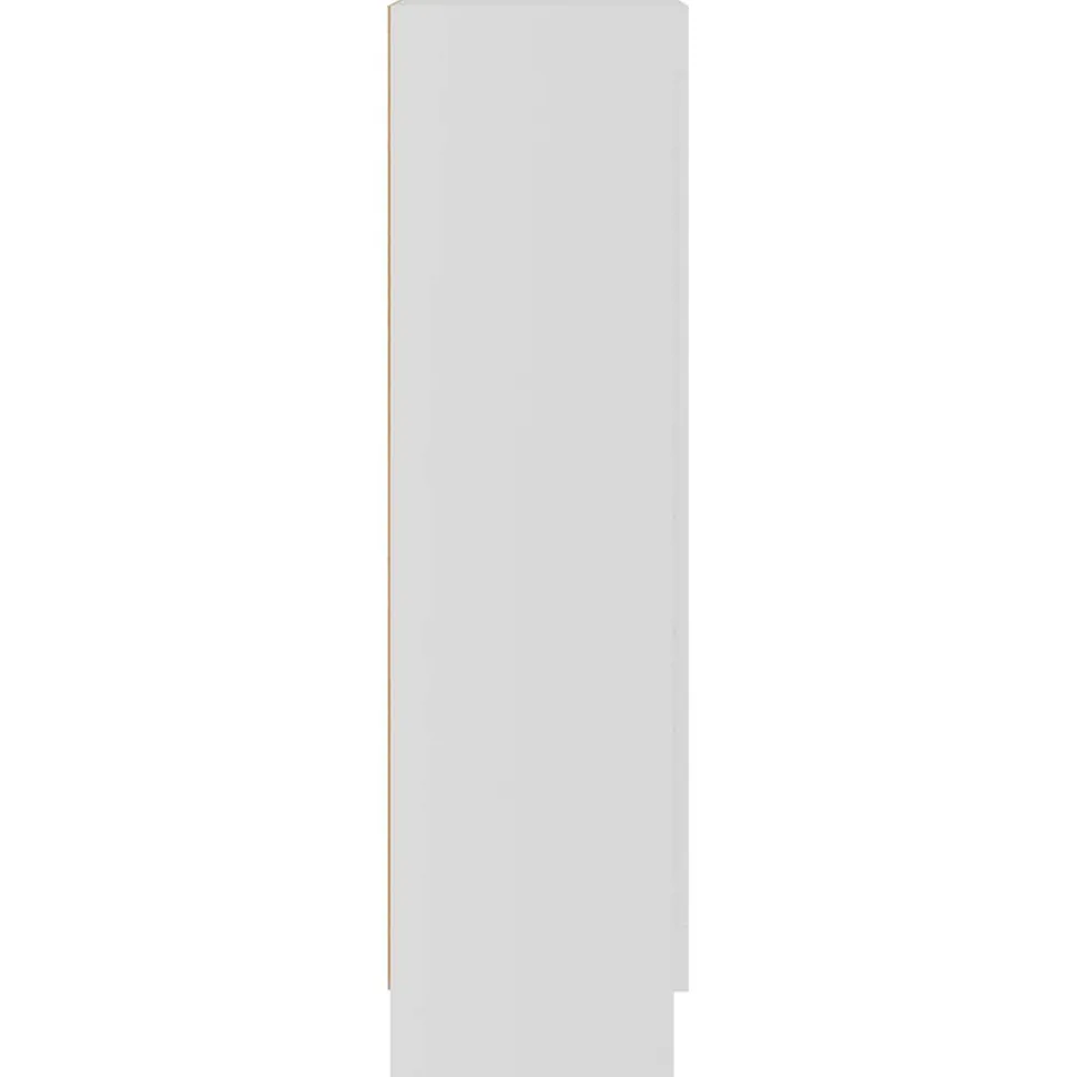 VidaXL Armoire à vitrine Blanc 82,5x30,5x115 cm Bois d'ingénierie 802750