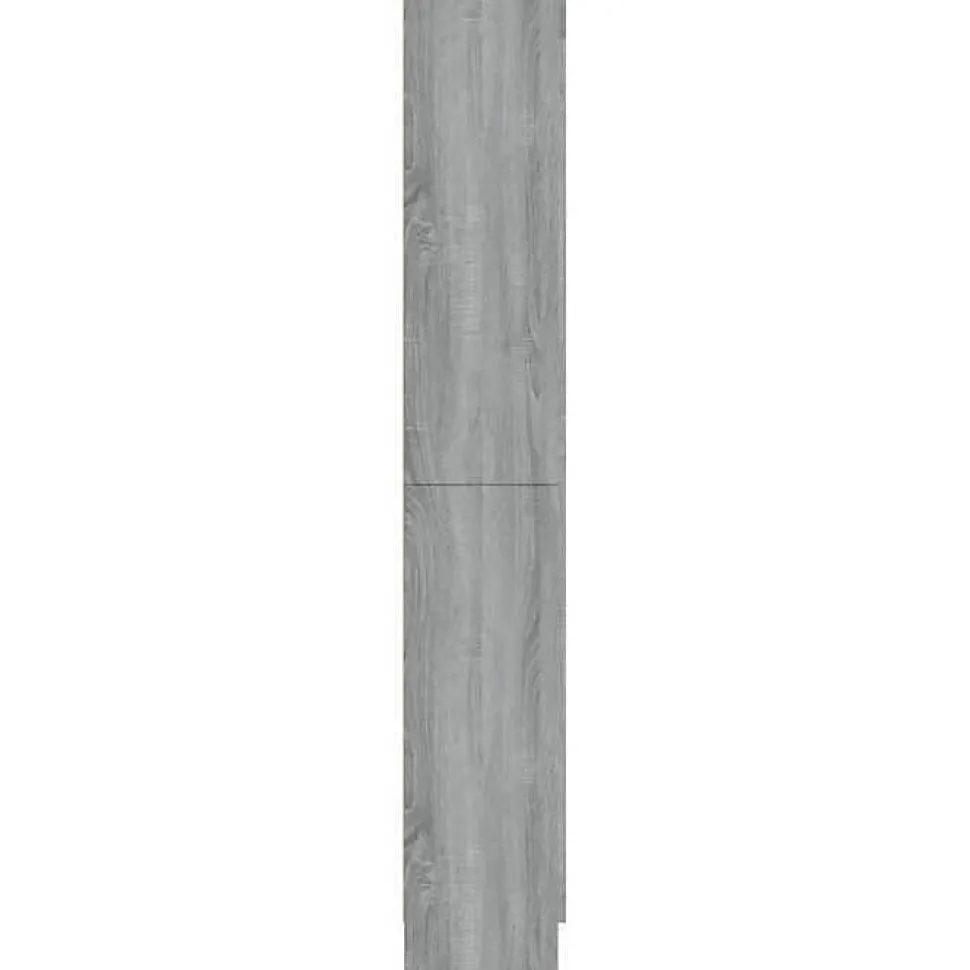 VidaXL Armoire à vitrine Sonoma gris 82,5x30,5x185,5cm Bois ingénierie 815622