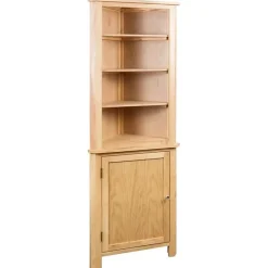 vidaXL Armoire d'angle 59 x 36 x 180 cm Bois de chêne massif