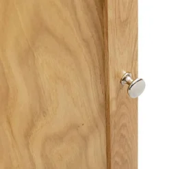 vidaXL Armoire d'angle 59 x 36 x 180 cm Bois de chêne massif