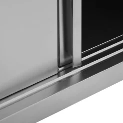 vidaXL Armoire de cuisine avec portes coulissantes 120x40x50 cm Inox