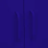 vidaXL Armoire de rangement Bleu marine 80x35x101,5 cm Acier