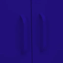 vidaXL Armoire de rangement Bleu marine 80x35x101,5 cm Acier
