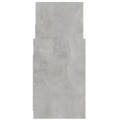 vidaXL Armoire latérale Gris béton 60x26x60 cm Aggloméré