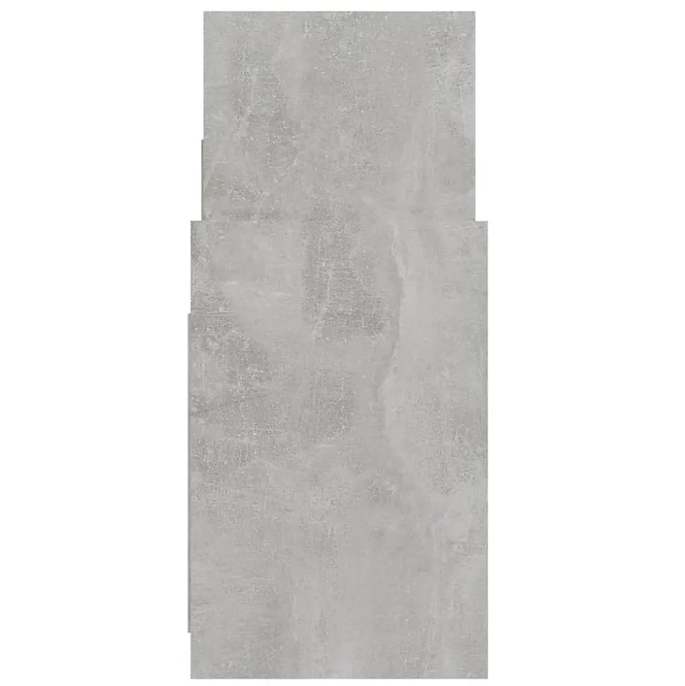 vidaXL Armoire latérale Gris béton 60x26x60 cm Aggloméré
