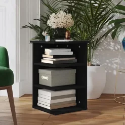vidaXL Armoire latérale Noir 35x35x55 cm Aggloméré
