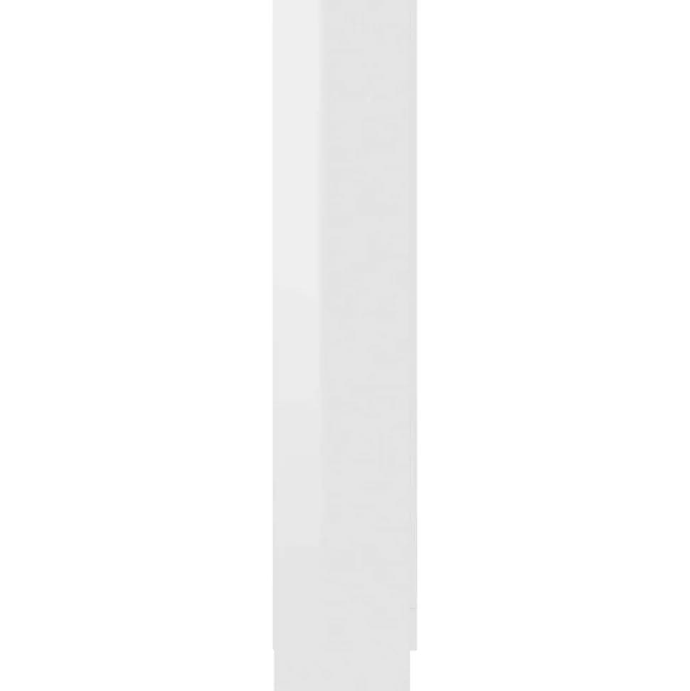 VidaXL Armoire vitrine Blanc brillant 82,5x30,5x150 cm Bois ingénierie 802765