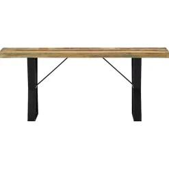 vidaXL Banc 110 cm Bois de récupération massif