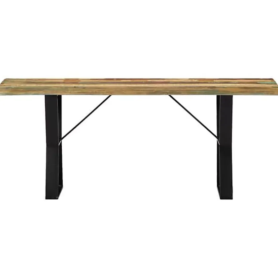 vidaXL Banc 110 cm Bois de récupération massif
