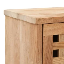 vidaXL Banc de rangement de chaussures 94x20x38cm Bois massif de noyer 247599
