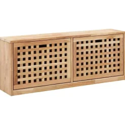 vidaXL Banc de rangement de chaussures 94x20x38cm Bois massif de noyer 247599