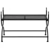 vidaXL Banc Style vintage Métal 83 x 42 x 55 cm Noir