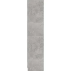 VidaXL Bibliothèque à 3 niveaux Gris béton 60x24x108 cm Aggloméré