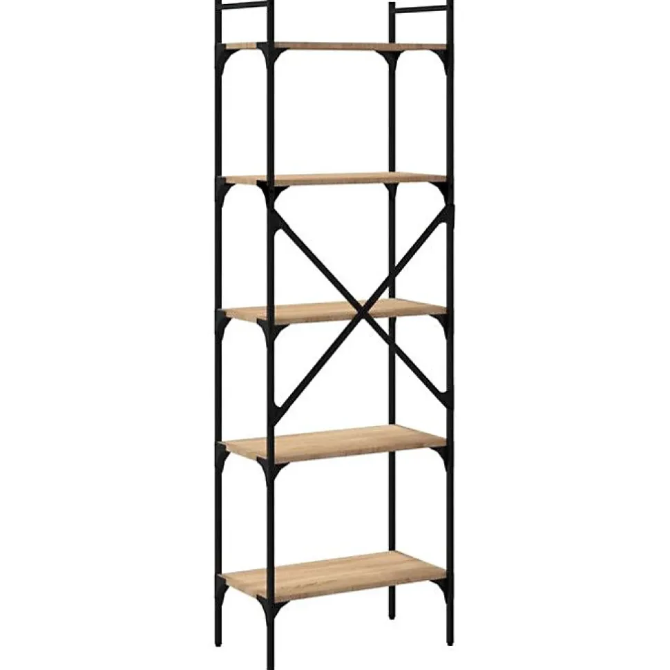 VidaXL Bibliothèque à 5 niveaux chêne sonoma 56x31,5x174 cm 833344
