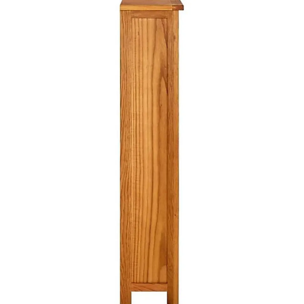VidaXL Bibliothèque à 4 niveaux 70x22x110 cm Bois de chêne massif