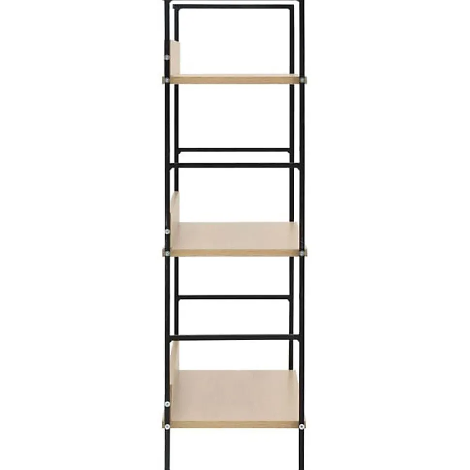 vidaXL Bibliothèque à 3 niveaux Chêne 60x27,6x90,5 cm Aggloméré