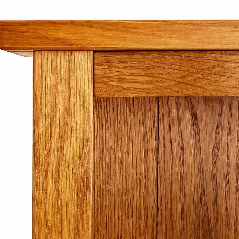 VidaXL Bibliothèque à 7 étagères 60x22x200 cm Bois de chêne massif