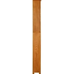 VidaXL Bibliothèque à 7 étagères 60x22x200 cm Bois de chêne massif
