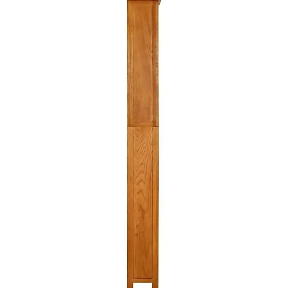VidaXL Bibliothèque à 7 étagères 60x22x200 cm Bois de chêne massif