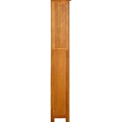 VidaXL Bibliothèque à 5 étagères 70x22x140 cm Bois de chêne massif