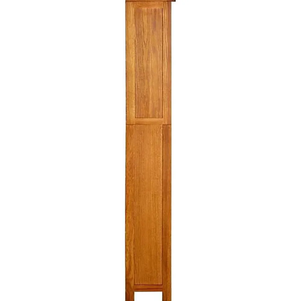 VidaXL Bibliothèque à 5 étagères 70x22x140 cm Bois de chêne massif