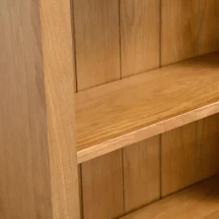VidaXL Bibliothèque à 6 étagères 80x22,5x180 cm Bois de chêne massif