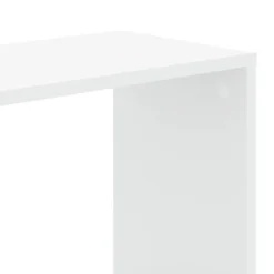 vidaXL Bibliothèque 5 niveaux blanc 45x23,5x162,5 cm bois d'ingénierie, étagère, étagère à livres, support de livre, armoire 85278