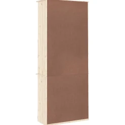 vidaXL Bibliothèque avec tiroirs ALTA 77x35x186,5cm bois massif de pin 353953